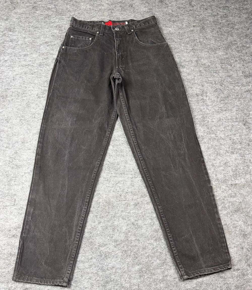 Levi's SilverTab Loose Jeans Size 8 Black Denim